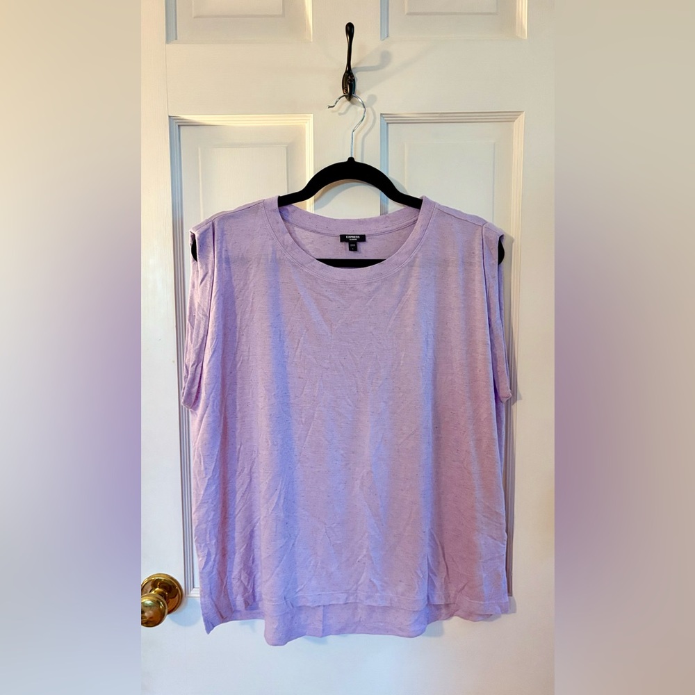 Express Lavender Sleeveless Muscle Shirt - never worn